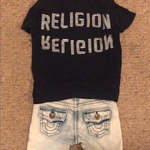 2t Navy True Religion Tee 24m True Religion Jeans